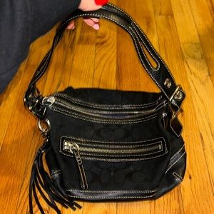 black coach purse